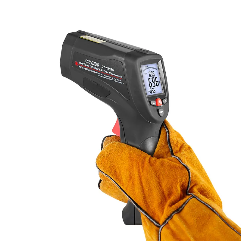 Industrial Laser Brands - Thermomètre infrarouge professionnel DT-8868H de marque