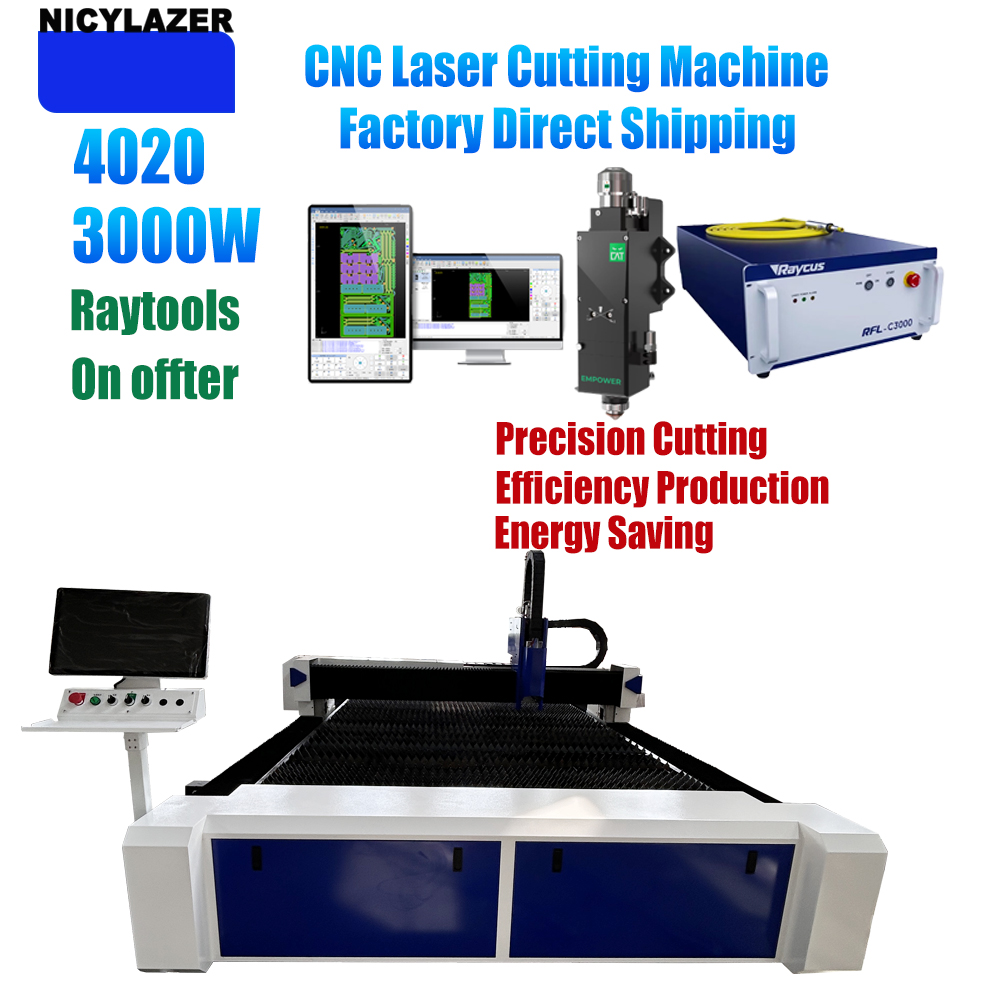 NICYLAZER CNC 3000W 4020 Machi - Industrial Fiber Laser Cutting Machine avis et prix